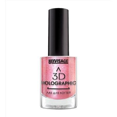 LuxVisage Лак для ногтей 3D HOLOGRAPHIC тон 719 розовый кварц 11мл