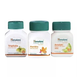 Набор Трифала, Харидра, Амалаки (3 шт x 60 таб), Triphala, Haridra, Amalaki Set, произв. Himalaya