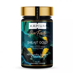 Шиладжит Голд (60 кап), Shilajeet Gold, произв. Kapiva