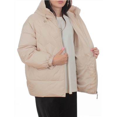 2309 BEIGE Куртка зимняя женская (200 гр. холлофайбер)