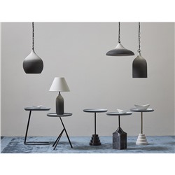 Светильник подвесной Sustainable collection, Ø22х39 см, черный/белый