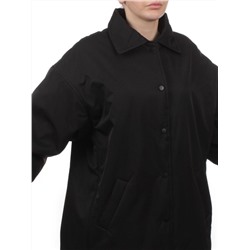 H24-216 BLACK Куртка демисезонная женская (100 гр. синтепон)