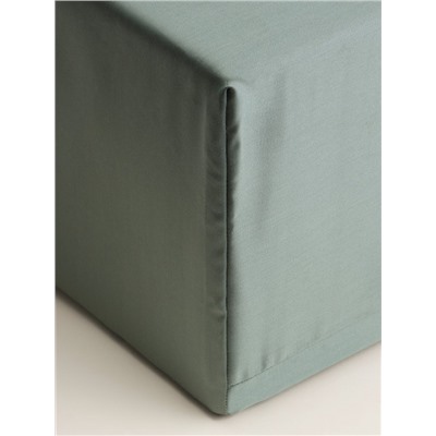 Простыня на резинке SL Home Tencel 200*200+30 см , цв. оливковый
