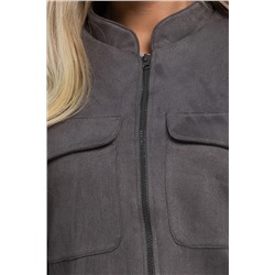 Бомбер Александра (тёмно-серый) Б13273-2М