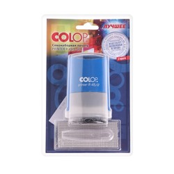 Печать автоматическая самонаборная COLOP Printer R 45/2-SET, диаметр 45 мм, 2 круга, касса А, синяя