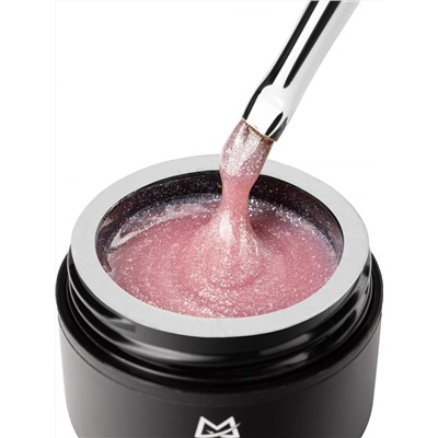 Manita Professional Гель моделирующий для ногтей с хлопьями юки / Builder Gel Moonlight №04, 15 мл