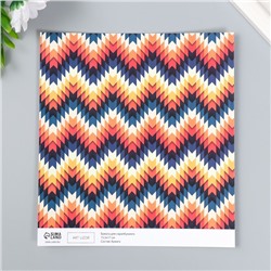 Бумага для скрапбукинга двусторонняя «Иллюзия», плотность 180 г, 15.5×17 см