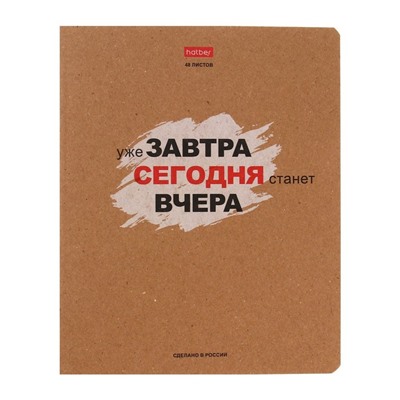 Тетрадь 48 листов в линейку «Истинные истины», обложка мелованный картон, скруглённые углы, блок офсет 65 г/м², МИКС