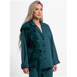 Костюм брючный Стилизация (изумруд) К15330-4М