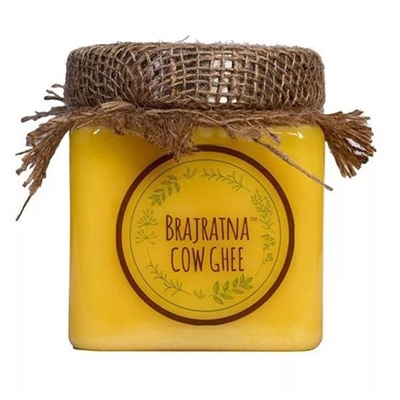 Масло Гхи из молока А2 (500 мл), A2 Hand-Churned Cow Ghee, произв. Brajratna