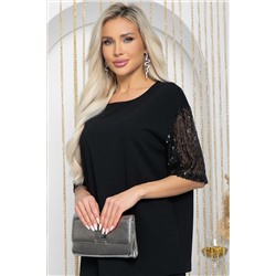 Блуза Богема (черная) Б12229-41