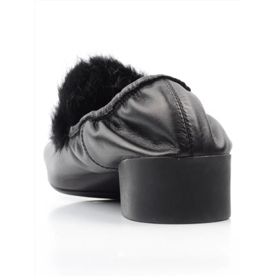 03-N18120S-2 BLACK Полуботинки женские (натуральная кожа)