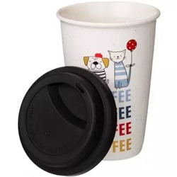 Кружка lefard coffemania с силиконовой крышкой, 390мл Lefard