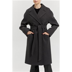 Пальто женское демисезонное 25885 (базальт/рубчик)