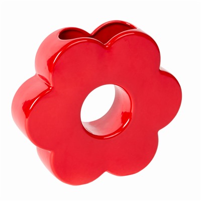 Ваза для цветов Daisy, 20 см, красная