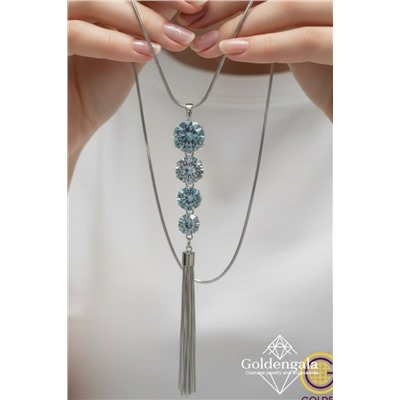 Украшение на шею цепочка длинная с кулоном П21 Арт 2145/1