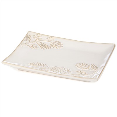 НАБОР БЛЮД СЕРВИРОВОЧНЫХ КОЛЛЕКЦИЯ "PINE CONES", 2 ШТ. / 20,2*16*2 СМ