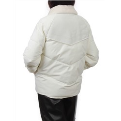 S24-163 MILK Куртка демисезонная женская (100 гр. холлофайбер)