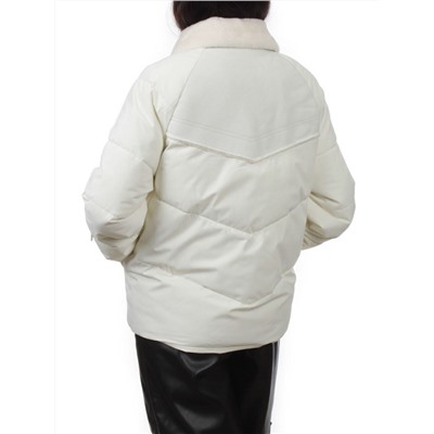 S24-163 MILK Куртка демисезонная женская (100 гр. холлофайбер)