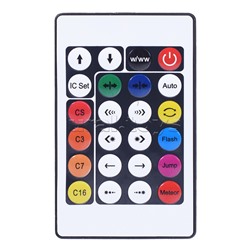 Электрогирлянда светодиодная Роса, 20м, пульт, USB, цветная