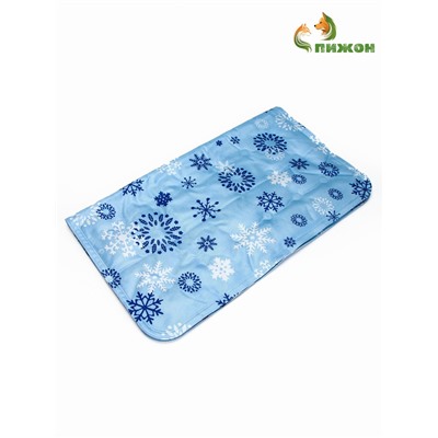 УЦЕНКА Коврик охлаждающий (гель), 65 х 50 см, снежинка