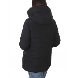 M-M07 BLACK Куртка зимняя женская (150 гр. холлофайбер)