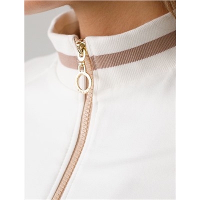 Бомбер среднего объема из футера двухнитки с эластаном