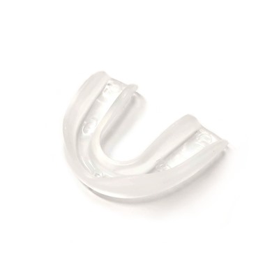 Капа одночелюстная в коробочке, силикон :(КА-01): (прозрачный)