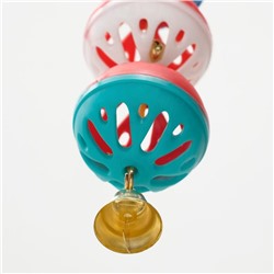 Игрушка для попугая «Забава» с 3 шариками, микс