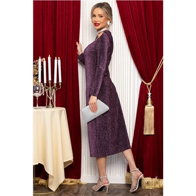 Платье вечернее Джина (пурпурное) П14705-35М