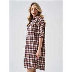 Женский халат "Комфорт" 2373-К / Коричневый