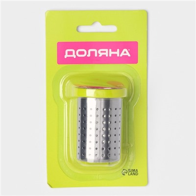 Ситечко для чая Доляна «Корзина», 4×4×6 см, нержавеющая сталь, МИКС