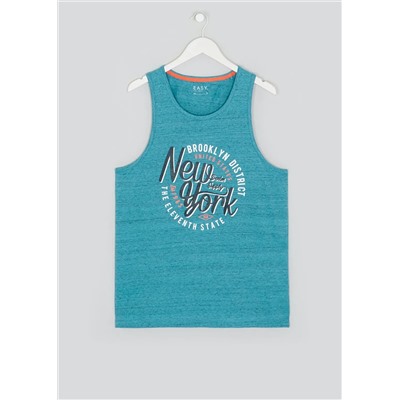 New York Print Vest
