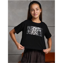 Футболка "Фольга" детская черный