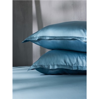 Наволочка SL Home Tencel 70*70+3 см , цв. серо-голубой