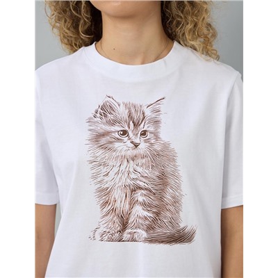 Футболка женская арт. 12716/Kitten