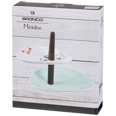 ВАЗА ДВУХЪЯРУСНАЯ  BRONCO "MEADOW" 20 СМ / 24 СМ (КОР=12ШТ.)