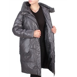21-985 DARK GRAY Пальто зимнее женское AIKESDFRS (200 гр. холлофайбера)