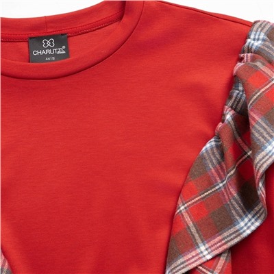 Лонгслив дизайнерский, Гардеробная магия (красный)