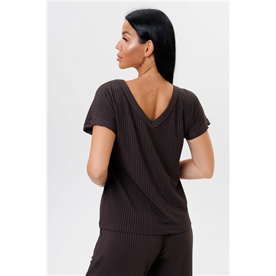 Женский костюм с брюками 2217/3 / Шоколадный