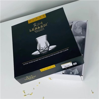 588-721 Чайный набор 12пр. 140 мл в под.уп.(х8)Стекло