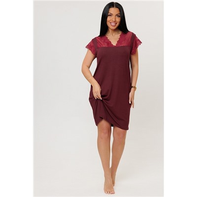 Женская ночная сорочка 2272/2 / Бордовый