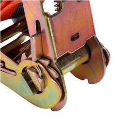 Ремень багажный с крюками, 0.038 х 5 м, храповой механизм Automatic Stels