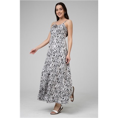 Сарафан женский 25-592L1-44 02/серый/абстракция
