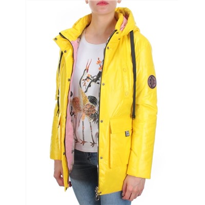 8251 YELLOW Куртка демисезонная женская BAOFANI (100 гр. синтепон)