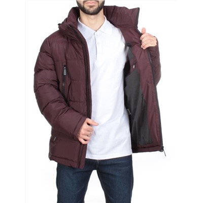 4707 BURGUNDY Куртка мужская зимняя ROMADA (200 гр. холлофайбер)