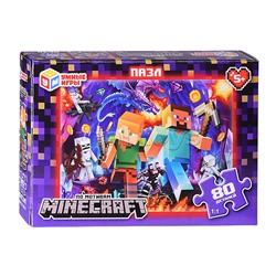 Пазлы 80 "По мотивам Minecraft"