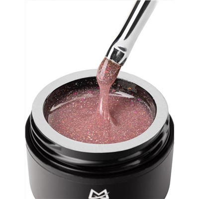 Manita Professional Гель моделирующий для ногтей с хлопьями юки / Builder Gel Flash №01, 15 мл