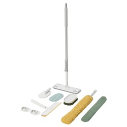 PEPPRIG, Putz-Set, blau/gelb