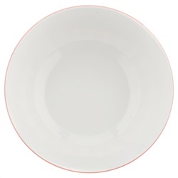"Токио" Салатник фарфоровый 1,75л, д20,5х8,9см, с деколью, отводка (Китай)